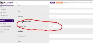 closem assigned user.JPG