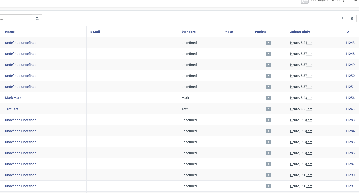 Mautic Contact List.png